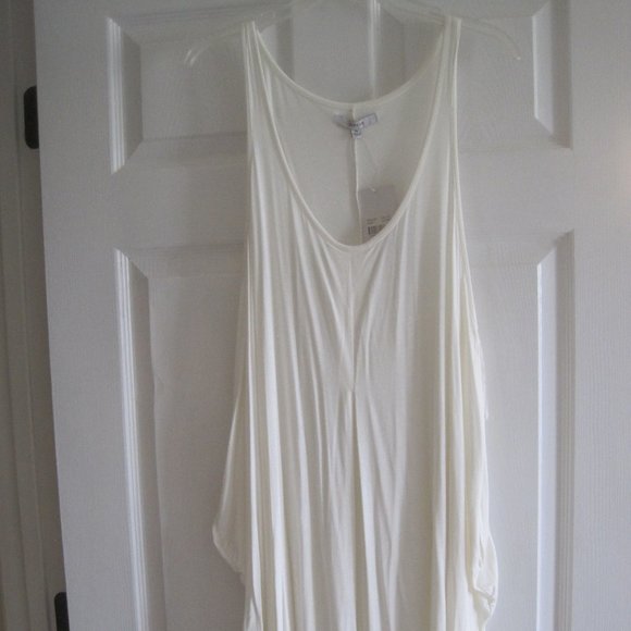 BARKINS OFF WHITE IVORY TANK DRESS XL NWT $24.95 - Picture 1 of 4
